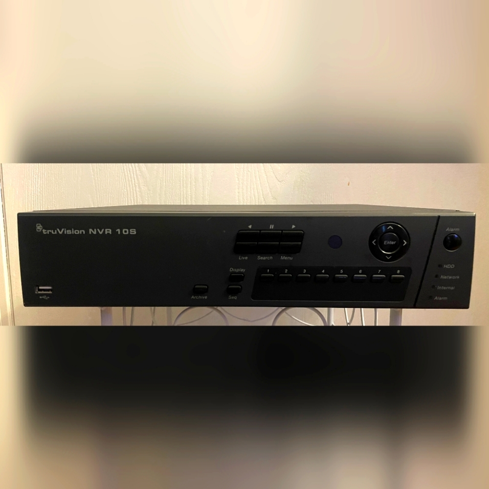 Interlogix TVN-1008S-2T TruVision NVR 10, 8 Channels, 40 Mbps, 2TB ⭐WORKING⭐